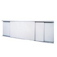 Tableau fixe combiné tableau coulissant cadre aluminium anodisé Ulmann - Image principale