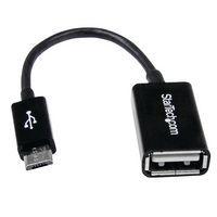 Câble adaptateur Micro USB vers USB Host OTG 12cm M/F StarTech
