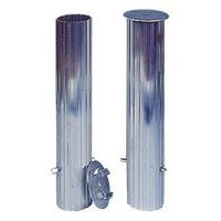 Jeu de 2 fourreaux pour poteaux de volley alu scolaires - Image principale