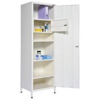 Armoire à pharmacie 1 porte et 1 coffre à toxique - Image principale