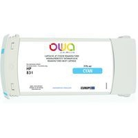 Cartouche d'encre remanufacturée large format HP 831 - Cyan - Image principale