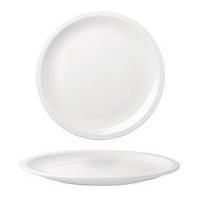 Assiette plate en porcelaine ø27 cm blanc- - Image principale