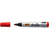 Marqueur permanent pointe ogive Bic - rouge - Image principale
