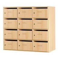 Meuble à courrier Bip Bop 12 cases - hêtre - Image principale