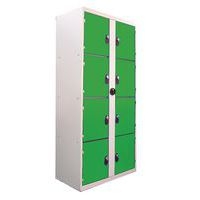 Armoire visitable 8 cases - vert - Image principale