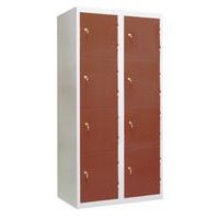 Armoire non visitable 8 cases - rouge Ral 3000 - Image principale