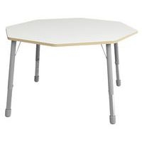 Table Eko octogonale ø 146 cm réglable T1 à T3 - blanc - Image principale
