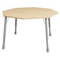 Table Eko octogonale ø 146 cm réglable T3 à T6 - hêtre - Image principale