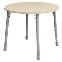 Table Eko ronde ø 100 cm réglable T1 à T3 - bouleau - Image principale