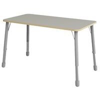 Table Eko rectangulaire 138 x 69 cm réglable T3 à T6 - gris - Image principale