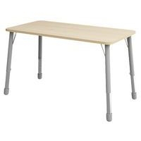Table Eko rectangulaire 138 x 69 cm réglable T3 à T6 - bouleau - Image principale