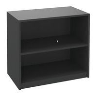 Bibliothèque basse Sirius sans porte 80x72 cm anthracite - Image principale