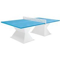 Table tennis de table Résitec+ HD 35 filet antivandalisme plateau bleu lagon - Image principale