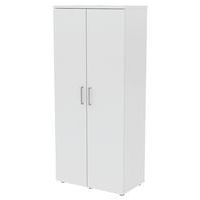 Armoire Portes Battantes 80 x 45 ht 180 cm Blanc - Image principale