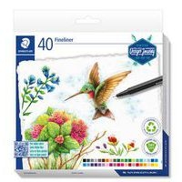 Etui carton 40 feutres triplus® fineliner 334 assortis - Image principale