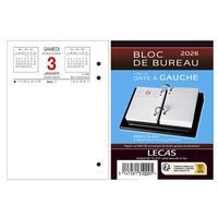 Bloc éphéméride 2026 date à gauche - Image principale