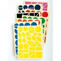 Maxi-gommettes géométriques - Lot de 5 pochettes - Image principale