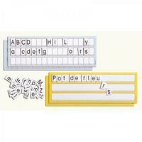 Planches et lettres magnétiques - Image principale