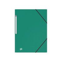 OXFORD Chemise 3 Rabats Memphis A4 avec Elastique Couverture Polypro Vert - Image principale