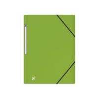 Chemise 3 Rabats Memphis A4 avec Elastique Couverture Polypro Vert Anis - Image principale