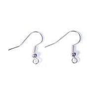 Boucles d’oreilles argentées (Sachet de 10 paires) - Image principale