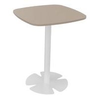 Table Host 60 x 60 x h 75 cm plt Argile pied tulipe Blanc - Image principale