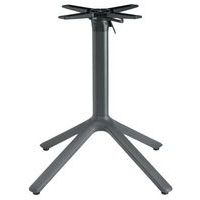 Pied de table Maxi Nemo rabattable hauteur 73 cm - peint anthracite - Image principale