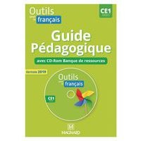 Les nouveaux outils pour le français CE1 Guide du maître du manuel + CD-Rom édition 2019 - Image principale