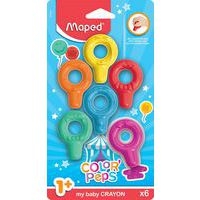 Lot de 6 baby crayons cire colorpeps - Image principale