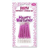 Set de 12 bougies pour gâteau colorées - Clairefontaine - Image principale