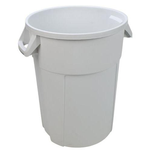 Illustration de : Conteneur rond agréé alimentaire -120 L - Manutan Expert