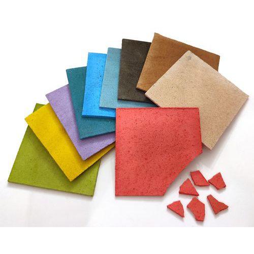 Illustration de : Assortiment 10 tuiles 8 x 8 cm de mosaïque à découper