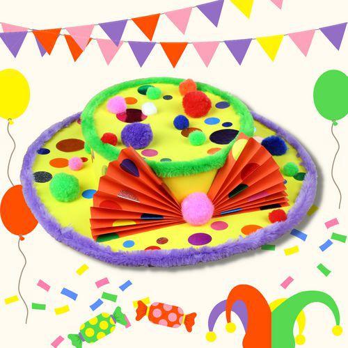 Illustration de : Chapeau canotier kraft à décorer - Cléopâtre