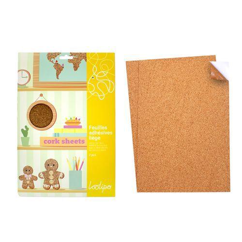 Illustration de : Coupons de feuilles de liège A4