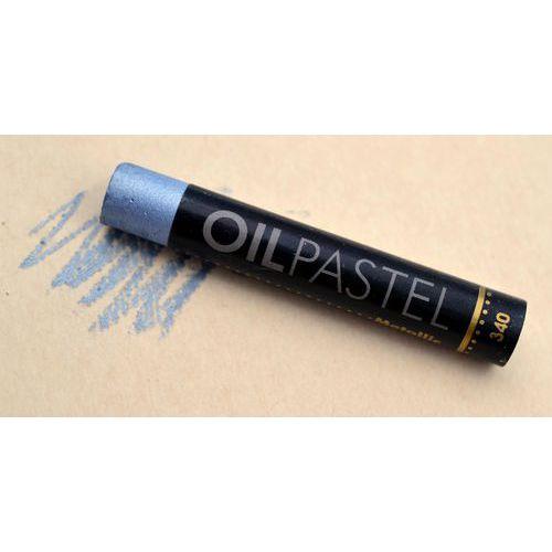 Illustration de : Boîte de 6 Pastels à l'huile argent Ø 11 mm L 70 mm - Mungyo