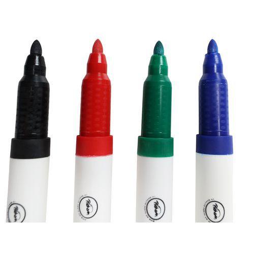 Illustration de : Boite de 4 marqueurs effaçables à sec pointe ogive - Pichon
