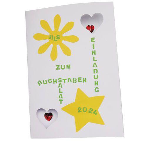 Illustration de : Perforateur avec chiffres et lettres
