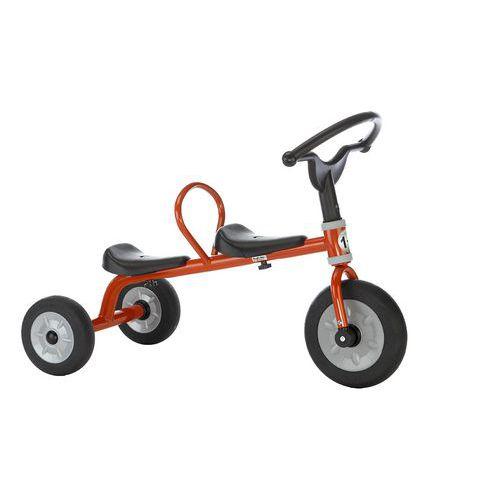 Illustration de : Tandem selle 29 et 25 cm 1er âge - Italtrike