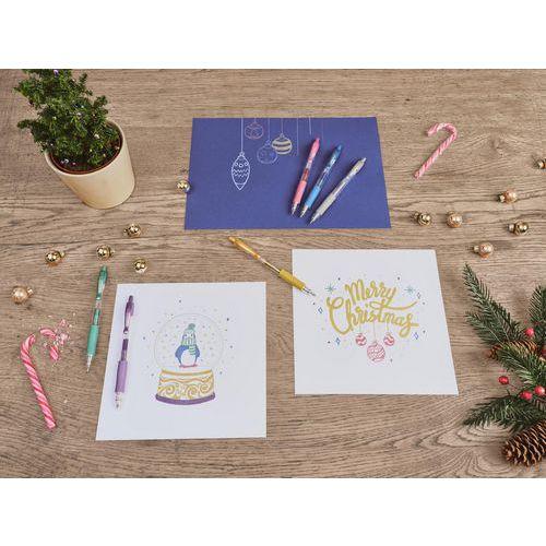 Illustration de : Stylo roller gel G2 métal - Pilot