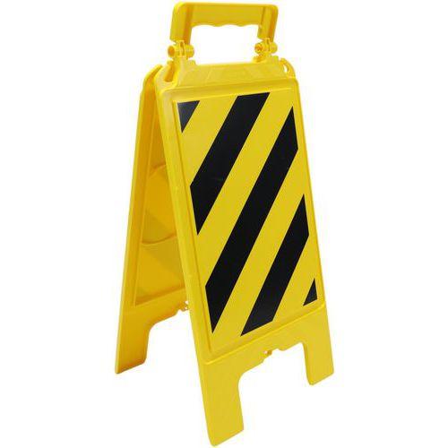 Illustration de : Chevalet de signalisation hachuré