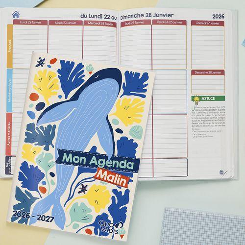 Illustration de : Mon premier agenda CM1 et CM2 A4 - Quo Vadis