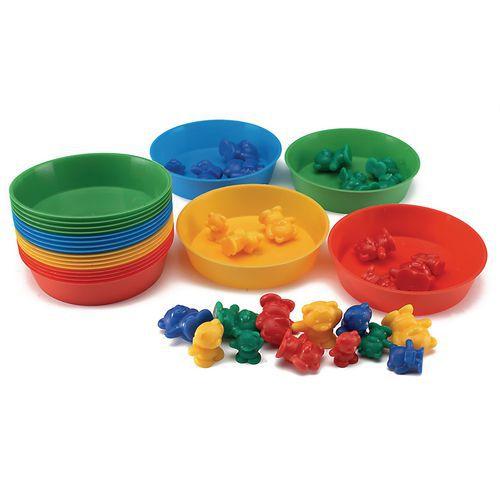 Illustration de : Bol empilable - 20 bols multicolores - Classmates