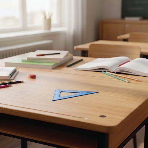 Illustration de : Equerre 45° 21 cm incassable - Pichon