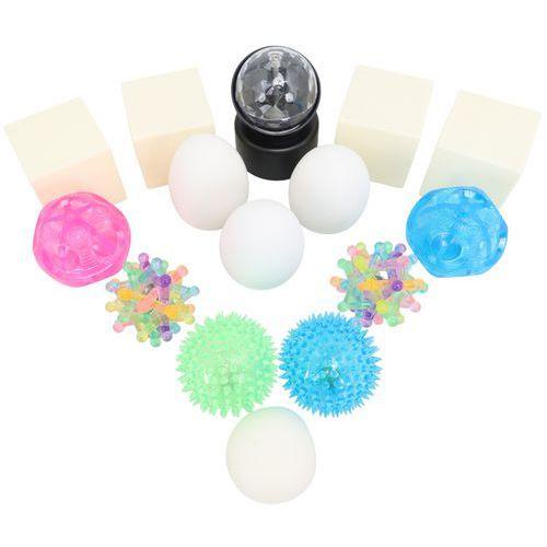 Illustration de : Kit de fidgets phosphorescents - 10 pièces - LDA