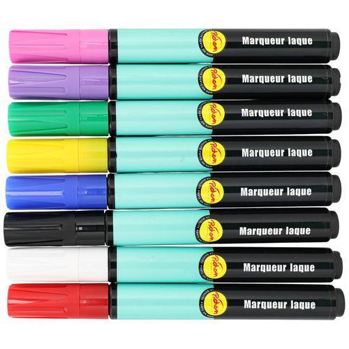 Illustration de : Marqueur peinture, laque brillante , 6 ml - Pichon