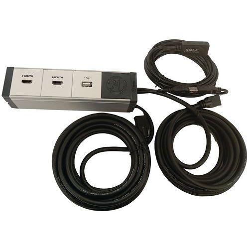 Illustration de : Kit déport VP interactif KLGK06 (2x HDMI) - Manutan Expert