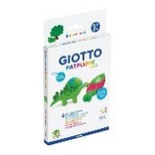 Illustration de : Pain de 200 g en 8 pièces couleurs fluo assorties - Giotto.