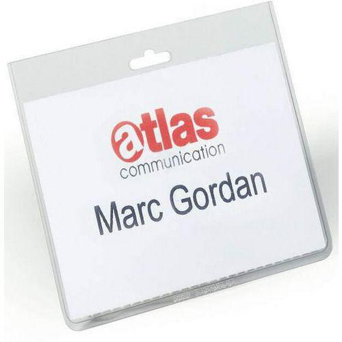 Illustration de : Badge sans attache pvc 60 x 90 mm - Durable