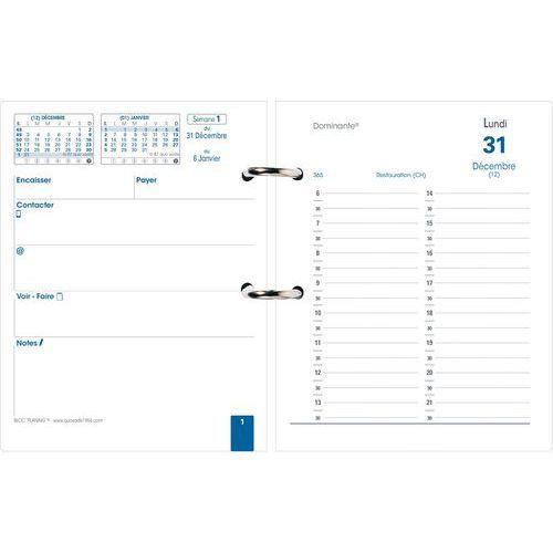 Illustration de : Bloc de bureau Journalier Bloc Planing - 2027 - Quo Vadis