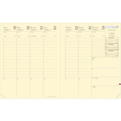 Illustration de : Agenda civil semainier Président Prestige - 21x27cm - 2027 - Quo Vadis